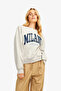 Jxmerle Women's Beige Sweatshirt 12260608 Moonbeam