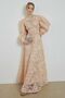Beige Coloured ELISABETH Lace Stone Embroidered Dress - 4