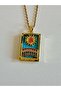 45 Cm Tarot Sun Necklace - Steel, Gold Acr9331 - 3