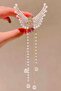 الجناح الكامل اللؤلؤ سلسلة استرخى مزلاج المشبك