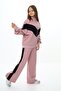 Girl's 100% Cotton Long Sleeve Oversize Tracksuit Set - 4