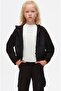 Along Girls' Three-Piece Set (Zippered Sweatshirt + T-Shirt + Cargo Sweatpants)