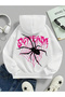 Children's Scream Printed Oversize Winter Hooded Sweatshirt Hoodie