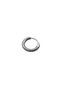 Classic Hoop Thin Design with Line Detail, Tarnish-Free & Rust-Resistant 316L Steel Earrings - 2