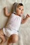 Şile Cloth Baby White Strapped Gathered Collar Muslin Body - 2