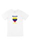 Caracas Venezuela Flag Heart T-Shirt
