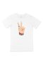 Victory Sign Patterned T-Shirt