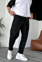 Black Basic Boyfriend Pants - 3