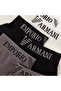 Men's 3-Pack Cotton Comfortable White-Black Socks 300048 4F254-02910 - 2