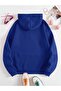 Blue Paw Print Sweatshirt Hoodie - 2
