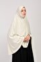 وشاح عملي مقاس قياسي مع حجاب 5xl كريمي - 2