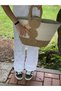 Hand Bag Beach Bag Shoulder Bag Jute Straw Look - 3