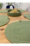 Jute Straw American Serving Oval Platter and Basket Set of 7 - 4