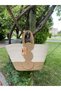 Hand Bag Beach Bag Shoulder Bag Jute Straw Look - 4