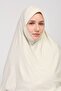 وشاح عملي مقاس قياسي مع حجاب 5xl كريمي - 4