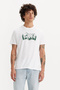 Men's White Graphic Crewneck T-Shirt - Mountain A2823-0257