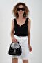 Black V Iron Tank Top