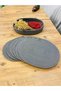 Jute Straw American Service Oval Tray and Basket Set of 7 - 5
