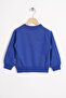 Cobalt blue Color Boys' Sweatshirt with Sloth Animal Figure - 2