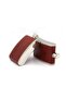 Twin Whiskey and Cognac Flask Pocket Flask with Stainless Faux Leather Strap, 270 ml - 7