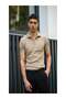 100% Knitwear Black Classic Casual Regular Fit Draped Knitted Polo Neck T-Shirt - 4