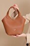 Nairobi Magnetic Closure Puppy Card Holder Adjustable Strap Women's Tan Shoulder Bag - 5