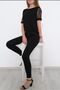 Women's Zebra Patterned Blouse with Transparent Sleeves - 3