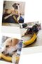 Reward Food Can Be Placed Inside the Rubber Banana Dog Toy, a Dog Intelligence Toy. - 3