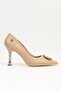 ® |   Pc-54025 Women's Beige Heeled Shoes