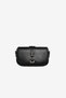 Tinsley Black Matte Bag with Buckle Detail