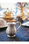 Copper Ayran Cup Engraved Model Silver Color (Tin Plated)