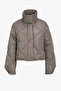 Jxunit Short Quilted Jacket Otw Women's Brown Coat12236457-brown - 3