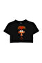 Reverse Face Printed Crop Tshirt - 2