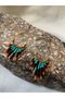 Afghan beads, women's, handmade, authentic, ethnic bohemian, colorful earrings. - 2