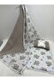 Brown, Muslin and Pompom Underpants, Pillow and Blanket Set of 3