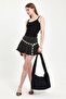 Classic Canvas Black Color Tote the School Bag Cross and Shoulder School Bag (Boy 27 X En 35) - 4