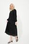 Women's Guipure Detailed Scallop Long Dress - 2
