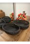 Height10, Length30, Width17 - Height9. Boy26, En15- 2-Piece Wicker Basket Gift Basket, Dowry Basket, Bread Basket - 2