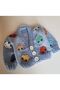 Hand Knitted Car-Themed Baby Kids Cardigan - 2