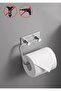 Stainless Steel Adhesive Toilet Paper Hanger Attachment - Inox - Instant Mount