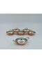Breakfast - Snack Bowl Copper Mini Bowl with Double Handles Set of 6 Red - 5