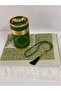 Prayer Rug Set in Cylinder Box, Gift for Mevlüt