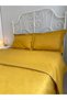 Double Mustard Colored Elastic Sheet - 3