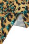 Thin Satin Over Sequin Fabric Mint Sequin Over Leopard - Meter Product 100x135 Cm - 3