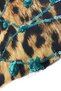 Thin Satin Over Sequin Fabric Mint Sequin Over Leopard - Meter Product 100x135 Cm - 4
