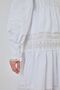 White Dress with Lace Detail - 8