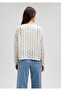 White Knitwear - Transparent Loose Fit 1612371 -70057 - 4