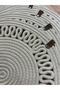 Jute Wicker Look Jute American Serving Presentation Set Washable Heat Resistant Jute Cream 6 Pieces - 5
