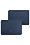 MacBook Pro Air 13 M1-M2 2020/2022 A2179-A2337-A2338-A2251-A2159-A1989-A1708 Leather Magnetic Bag - 2