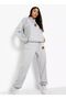 Colorful Floral Printed Bottom Top Tracksuit Set Oversize Hooded - 2